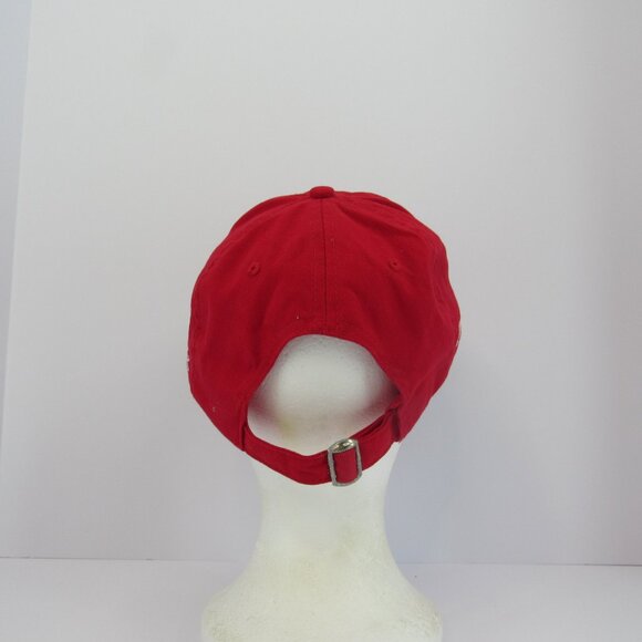 Save A Lot Racing Embroidered Logo Carl Edwards Men's Red Adj Strap Back Cap Hat - Picture 6 of 8